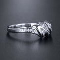 Irregular Design Index Finger And Pinky Ring For Women, Niche Fashion Christmas Gift Jewelry view 3