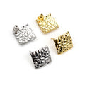 Stainless Steel 14mm Square Stud Earrings With Hole DIY Earring Jewelry Findings 1g Without Backs view 5