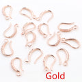 17x10mm Copper Plated Ear Hook Findings DIY Jewelry Earring Accessories For 0.5g Earrings view 4