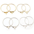 20-45mm Iron Plated Hoop Earring DIY Hanger Findings Handmade Jewelry Making Accessories 0.5g Earrings view 1