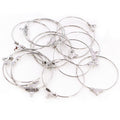20-45mm Iron Plated Hoop Earring DIY Hanger Findings Handmade Jewelry Making Accessories 0.5g Earrings view 4