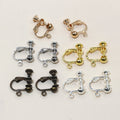 U Shape Adjustable Screw Ear Clips, Non Pierced Earring Findings 15x13mm 1g Earrings view 4
