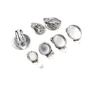 6-20mm Stainless Steel DIY Earring Stud Bezels And Non Pierced Ear Clips Accessories 1-2g Earrings view 5
