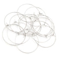 12-45mm Stainless Steel Round Nine Pin Wine Glass Earring Hoops Beading Ear Wire Findings Earrings view 2