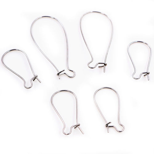 316 Stainless Steel Earring Clasp Zhu Dan Pig Gallbladder Buckle Jewelry Earring Findings 0.3g Earrings
