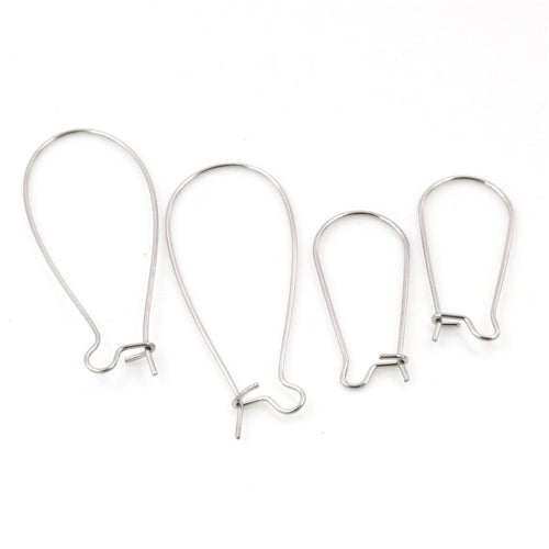 316 Stainless Steel Earring Clasp Zhu Dan Pig Gallbladder Buckle Jewelry Earring Findings 0.3g Earrings