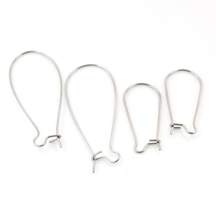 316 Stainless Steel Earring Clasp Zhu Dan Pig Gallbladder Buckle Jewelry Earring Findings 0.3g Earrings