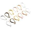 15x10mm Plated Pure Copper Ear Hooks For DIY Earrings Jewelry Accessory Findings 0.5g view 5