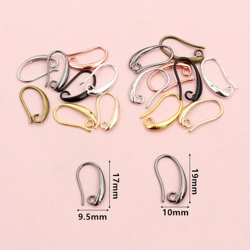 Pure Copper Ear Hooks For DIY Earring Making Jewelry Accessories Cross Border 0.5g Earrings