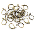15x10mm Spring D Shape French Ear Hooks DIY Earring Clip Hoop Jewelry Findings Accessories Earrings view 2