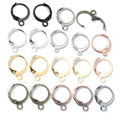 14x12mm Copper Plated French Ear Hook Earring Findings For DIY Jewelry Accessories Earrings view 4