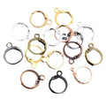 14x12mm Copper Plated French Ear Hook Earring Findings For DIY Jewelry Accessories Earrings view 5
