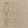 100pcs Korean Style Large Ear Hooks U Shaped Teardrop Earring Wires Jewelry Findings 20g 25g 35g Earrings view 4
