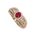 Fashion Zircon Ring With Cross Wrap Design, Personalized Temperament Finger Ring Birthday Gift view 5
