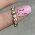 Zircon Row Stone Ring For Women Minimal Niche Design Index Finger Ring Daily Commuter Jewelry view 4