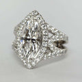 Marquise Princess Ring, European American Fashion Women's Engagement Proposal Finger Ring view 1