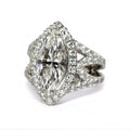 Marquise Princess Ring, European American Fashion Women's Engagement Proposal Finger Ring view 3