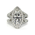Marquise Princess Ring, European American Fashion Women's Engagement Proposal Finger Ring view 2