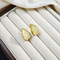 Elegant Luxury Geometric Waterdrop Gold Alloy Statement Stud Earrings For Women Minimalist Metal Earrings view 1