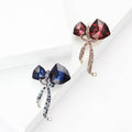 Alloy Rhinestone Knot Brooch Fashion Women Clothing Lapel Pin view 1