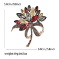 Alloy Rhinestone Bouquet Brooch Pin For Women Apparel Decoration view 6
