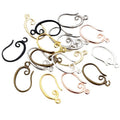 19x11mm Pure Copper Ear Hooks For DIY Earrings Ear Wire Jewelry Accessories 0.5g view 5
