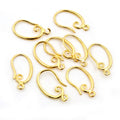 19x11mm Pure Copper Ear Hooks For DIY Earrings Ear Wire Jewelry Accessories 0.5g view 4