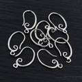19x11mm Pure Copper Ear Hooks For DIY Earrings Ear Wire Jewelry Accessories 0.5g view 3