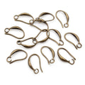 15x9mm Pure Copper Earring Hooks DIY Ear Wire Findings For Earrings And Jewelry Accessories view 2
