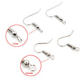 100pcs 20x17mm Earring Hooks For DIY Handmade Earrings, Jewelry Making Findings view 2