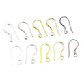 17x8mm Solid Copper Ear Hooks For DIY Earrings Jewelry Accessory Findings 0.5g view 5