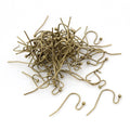 100pcs 21x16mm S Shape Ball End Ear Hooks Copper Plated DIY Earring Making Findings 20g Earrings view 3