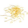 100pcs 21x16mm S Shape Ball End Ear Hooks Copper Plated DIY Earring Making Findings 20g Earrings view 4