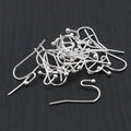 100pcs 21x16mm S Shape Ball End Ear Hooks Copper Plated DIY Earring Making Findings 20g Earrings view 2