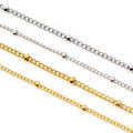 Stainless Steel Bead Chain For DIY Handmade Jewelry Long Necklace Bracelet Accessories Material view 1