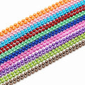 65cm Colorful Candy Bead Chain With Clasp, DIY Necklace Jewelry Making Chain Accessories view 5