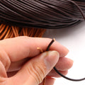 1-5mm Round Genuine Cowhide Leather Cord For DIY Bracelet Necklace Jewelry Accessories view 2
