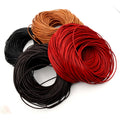 1-5mm Round Genuine Cowhide Leather Cord For DIY Bracelet Necklace Jewelry Accessories view 5
