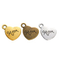 Zinc Alloy Heart Letter Charm Pendant No.835897 for DIY Necklace Bracelet Jewelry Making view 5