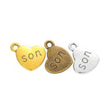 Vintage Zinc Alloy Heart Letter Charms DIY Jewelry Accessories For Bracelet Making view 5