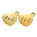 Zinc Alloy Heart Letter Charm Pendant No.421790 for DIY Necklace Bracelet Jewelry Making view 4