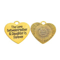 Zinc Alloy Heart Charm Pendant No.576514 for DIY Necklace Bracelet Jewelry Making view 3