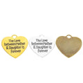 Zinc Alloy Heart Charm Pendant No.576514 for DIY Necklace Bracelet Jewelry Making view 5