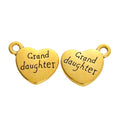 Zinc Alloy Heart Letter Charm Pendant No.044674 for DIY Necklace Bracelet Jewelry Making view 4