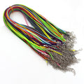 1.5mm Round Waxed Cord Pendant Necklace Rope For DIY Jewelry Accessories 2g view 2