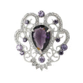 Vintage Alloy Baroque Style Brooch Pin For Women's Apparel view 5