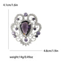 Vintage Alloy Baroque Style Brooch Pin For Women's Apparel view 4