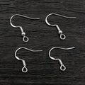 50pcs 925 Marked Copper Plated Earring Hooks For DIY Earring Jewelry Making Accessories Earrings view 4