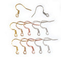 50pcs 925 Marked Copper Plated Earring Hooks For DIY Earring Jewelry Making Accessories Earrings view 2