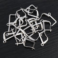 16x10mm Solid Brass Ear Hooks For DIY Earrings Jewelry Findings Accessories 0.4g view 3